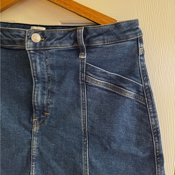 Tommy Hilfiger Dark Blue A-Line Skirt - Picture 4 of 5